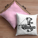 Bogenschießen Kissen mit Füllung 40x40 mit Bogenschütze Spruch - Geschenk für Pfeil und Bogen Fans Aus Dem Weg Der König Will Schießen (Grau) Rosa Trendation