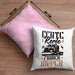 Kipper LKW Fahrer Geschenk Kissen mit Füllung 40x40 Lustiger Spruch Echte Kerle Fahren Kipper Geschenkidee (Grau) Rosa Trendation