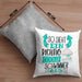 Schwimmer Kissen mit Füllung 40x40 Geschenk So Sieht Ein Richtig Cooler Schwimmer Aus Geschenkidee Spruch Lustig (Grau) Grau Trendation
