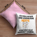 Neffe Geschenk Kissen mit Füllung 40x40 Lustige Geschenkidee Geburtstag für Neffe Ich Bin Dieser Legendäre Neffe Von Dem Alle Geredet Haben (Grau) Rosa Trendation