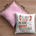 So Sieht Ein Richtig Cooler Tierwohlhaber Aus Geschenk Kissen mit Füllung 40x40 Lustiger Spruch Geschenkidee (Grau) Rosa Trendation
