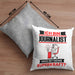 Journalist Kissen mit Füllung 40x40 Geschenk für Journalist Geburtstag Lustiger Spruch Was Ist Deine Superkraft (Grau) Grau Trendation