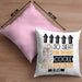 Kletterpartnerin Geschenk Kissen mit Füllung 40x40 Lustig Geschenkidee für Kletterpartnerin Geburtstag So Sieht Eine Richtig Coole Kletterpartnerin Aus Frauen Spruch (Grau) Rosa Trendation