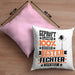 Fechter Geschenk Lustiger Spruch für Fechter Geschenkidee Bester Fechter Der WeltKissen mit Füllung 40x40 (Grau) Rosa Trendation