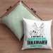 Tierwohlhaber Geschenk Kissen mit Füllung 40x40 So Gut Kann Nur Ein Tierwohlhaber Aussehen Geschenkidee (Grau) Grün Trendation
