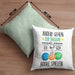 Boule Kissen mit Füllung 40x40 Geschenk Boule-Spieler Geschenkidee Spruch Andere Gehen Zur Therapie Ich Geh Boule Spielen (Grau) Grün Trendation