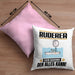 Ruderer Kissen mit Füllung 40x40 Geschenk für Ruderer Der Mann Der Alles Kann Geschenkidee zum Geburtstag (Grau) Rosa Trendation