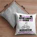 Mountainbike-Guide Kissen mit Füllung 40x40 Geschenk für Mountainbike-Guide Geburtstag Lustiger Spruch Was Ist Deine Superkraft (Grau) Grau Trendation
