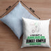 Bungee-Jumper Geschenk Kissen mit Füllung 40x40 So Gut Kann Nur Ein Bungee-Jumper Aussehen Geschenkidee (Grau) Blau Trendation