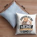Meerschweinchen Geschenk Kissen mit Füllung 40x40 Spruch Meerschweinchen-Besitzerin Geschenkidee (Grau) Blau Trendation