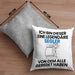 Segler Geschenk Kissen mit Füllung 40x40 Lustige Geschenkidee Geburtstag für Segler Ich Bin Dieser Legendäre Segler Von Dem Alle Geredet Haben (Grau) Grau Trendation