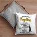 Kissen mit Füllung 40x40 für Angler Geschenk für Fischer Geschenkidee (Grau) Grau Trendation