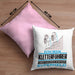 Kletterführer Geschenk Kissen mit Füllung 40x40 Ich Bin Kletterführer Aber Sag Doch Einfach Superheld Lustige Geschenkdiee für Kletterführer (Grau) Rosa Trendation