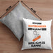 Skateboarder Geschenk Kissen mit Füllung 40x40 Lustiger Spruch Ich Bin Skateboarder Warum Weil Ich Es Kann Geschenkidee Bester Skateboarder Geburtstag (Grau) Grau Trendation