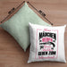 Mädchen Kissen mit Füllung 40x40 Geschenk für schießbegeisterte Mädchen Schützenfest-Fans Mädels (Grau) Grün Trendation