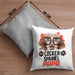 Cocker Spaniel Papa Besitzer Kissen mit Füllung 40x40 Geschenk Lustiger Spruch Geschenkidee Cocker Spaniel Liebhaber (Grau) Grau Trendation