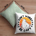 Don't Worry Be Capy Kissen mit Füllung 40x40 Capybara Tier Geschenk für Capybara Liebhaber (Grau) Grün Trendation