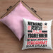 Yogalehrer Geschenk Kissen mit Füllung 40x40 Lustige Geschenkidee für Yogalehrer Geburtstag Niemand Ist Perfekt Aber Als Yogalehrer Ist Man Nah Dran (Grau) Rosa Trendation