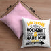 Hölzerne Hochzeit Kissen mit Füllung 40x40 Geschenk Ehemann Ehefrau Partner Seit 5 Jahren Habe Ich Die Da An Der Backe (Grau) Rosa Trendation