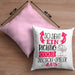 So Sieht Ein Richtig Cooler Discgolf-Spieler Aus Geschenk Kissen mit Füllung 40x40 Lustiger Spruch Geschenkidee (Grau) Rosa Trendation