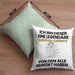 Survival-Experte Geschenk Kissen mit Füllung 40x40 Lustige Geschenkidee Geburtstag für Survival-Experte Ich Bin Dieser Legendäre Survival-Experte Von Dem Alle Geredet Haben (Grau) Grün Trendation