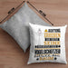 Vogelschützer Geschenk Kissen mit Füllung 40x40 Lustiger Spruch Erheben Sie Sich Der Vogelschützer Betritt den Raum (Grau) Grau Trendation