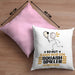 Squash-Spieler Geschenk Kissen mit Füllung 40x40 So Gut Kann Nur Ein Squash-Spieler Aussehen Geschenkidee (Grau) Rosa Trendation