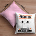Fechter Kissen mit Füllung 40x40 Geschenk für Fechter Der Mann Der Alles Kann Geschenkidee zum Geburtstag (Grau) Rosa Trendation