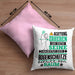 Bogenschütze Geschenk Kissen mit Füllung 40x40 Lustiger Spruch Erheben Sie Sich Der Bogenschütze Betritt den Raum (Grau) Rosa Trendation