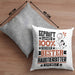 Haustiersitter Geschenk Lustiger Spruch für Haustiersitter Geschenkidee Bester Haustiersitter Der WeltKissen mit Füllung 40x40 (Grau) Grau Trendation