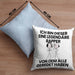 Rapper Geschenk Kissen mit Füllung 40x40 Lustige Geschenkidee Geburtstag für Rapper Ich Bin Dieser Legendäre Rapper Von Dem Alle Geredet Haben (Grau) Blau Trendation