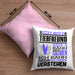 Tierfreund Geschenk Kaffee-Kissen mit Füllung 40x40 Geschenkidee für Tierfreund Ich Bin Tierfreund Ich Kann Es Dir Erklären Jedoch Nicht Für Dich Verstehen Spruch Lustig (Grau) Rosa Trendation