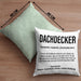 Dachdecker Geschenk Kissen mit Füllung 40x40 Lustig Mann Männer Zubehör Geschenkidee Dachdecker-Meister (Grau) Grün Trendation