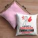Fußballfan Geschenk Kissen mit Füllung 40x40 So Gut Kann Nur Ein Fußballfan Aussehen Geschenkidee (Grau) Rosa Trendation