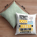 Segler Geschenk Lustiger Spruch für Segler Geschenkidee Bester Segler Der WeltKissen mit Füllung 40x40 (Grau) Grün Trendation