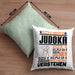 Judoka Geschenk Kaffee-Kissen mit Füllung 40x40 Geschenkidee für Judoka Ich Bin Judoka Ich Kann Es Dir Erklären Jedoch Nicht Für Dich Verstehen Spruch Lustig (Grau) Grün Trendation