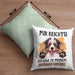 Australian Shepherd Besitzer Kissen mit Füllung 40x40 Geschenk Lustiger Spruch Geschenkidee Mir Reichts Ich Geh Zu Meinem Australian Shepherd (Grau) Grün Trendation