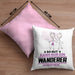 Wandern Geschenk Kissen mit Füllung 40x40 So Gut Kann Nur Ein Wandern Aussehen Geschenkidee (Grau) Rosa Trendation