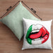 Italien Kissen mit Füllung 40x40 Geschenk Lippen Italiener Geschenkidee Sprüche (Grau) Grün Trendation