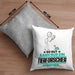 Tierforscher Geschenk Kissen mit Füllung 40x40 So Gut Kann Nur Ein Tierforscher Aussehen Geschenkidee (Grau) Grau Trendation