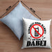 Lustige Kissen mit Füllung 40x40 Geschenk für Nostalgiker Kindheit ohne Handy Ich War dabei (Grau) Blau Trendation