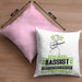Bassist Geschenk Kissen mit Füllung 40x40 Ich Bin Bassist Aber Sag Doch Einfach Superheld Lustige Geschenkdiee für Bassist (Grau) Rosa Trendation