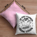Hobbyhorse Kissen mit Füllung 40x40 Geschenk Hobby-Horsing Geschenkidee Mädchen (Grau) Rosa Trendation