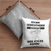 Gewichtheber Geschenk Kissen mit Füllung 40x40 Lustiger Spruch Ich Bin Gewichtheber Warum Weil Ich Es Kann Geschenkidee Bester Gewichtheber Geburtstag (Grau) Grau Trendation