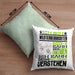 Wildtierbeobachter Geschenk Kaffee-Kissen mit Füllung 40x40 Geschenkidee für Wildtierbeobachter Ich Bin Wildtierbeobachter Ich Kann Es Dir Erklären Jedoch Nicht Für Dich Verstehen Spruch Lustig (Grau) Grün Trendation