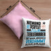 Tierwohlhaber Geschenk Kissen mit Füllung 40x40 Lustige Geschenkidee für Tierwohlhaber Geburtstag Niemand Ist Perfekt Aber Als Tierwohlhaber Ist Man Nah Dran (Grau) Rosa Trendation