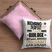Biologe Geschenk Kissen mit Füllung 40x40 Lustige Geschenkidee für Biologe Geburtstag Niemand Ist Perfekt Aber Als Biologe Ist Man Nah Dran (Grau) Rosa Trendation