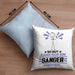 Sänger Geschenk Kissen mit Füllung 40x40 So Gut Kann Nur Ein Sänger Aussehen Geschenkidee (Grau) Blau Trendation