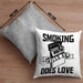 Smoking Kills So Does Love Kissen mit Füllung 40x40 Geschenk (Grau) Grau Trendation