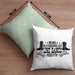Kissen mit Füllung 40x40 Line Dance Motiv Geschenk für Line Dance Fans Tänzerin Geschenkidee Spruch (Grau) Grün Trendation